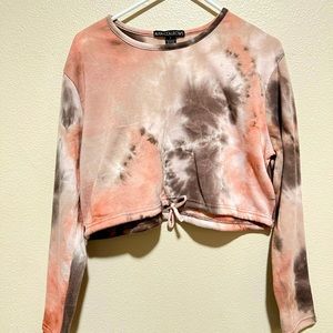 Casual Tie-Dye Beach Sweater